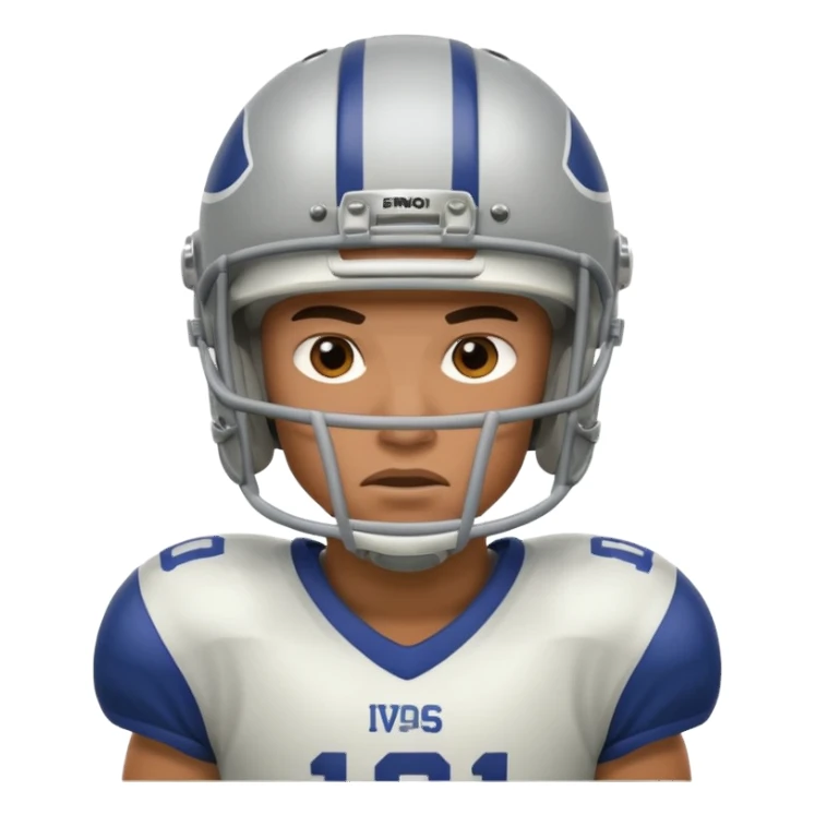 american football player sticker