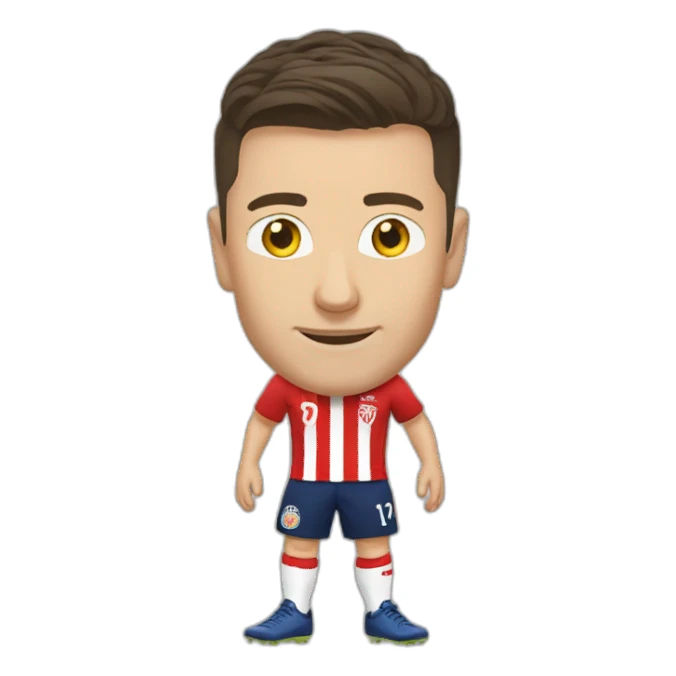 Lewandowski foot POLSKA sticker