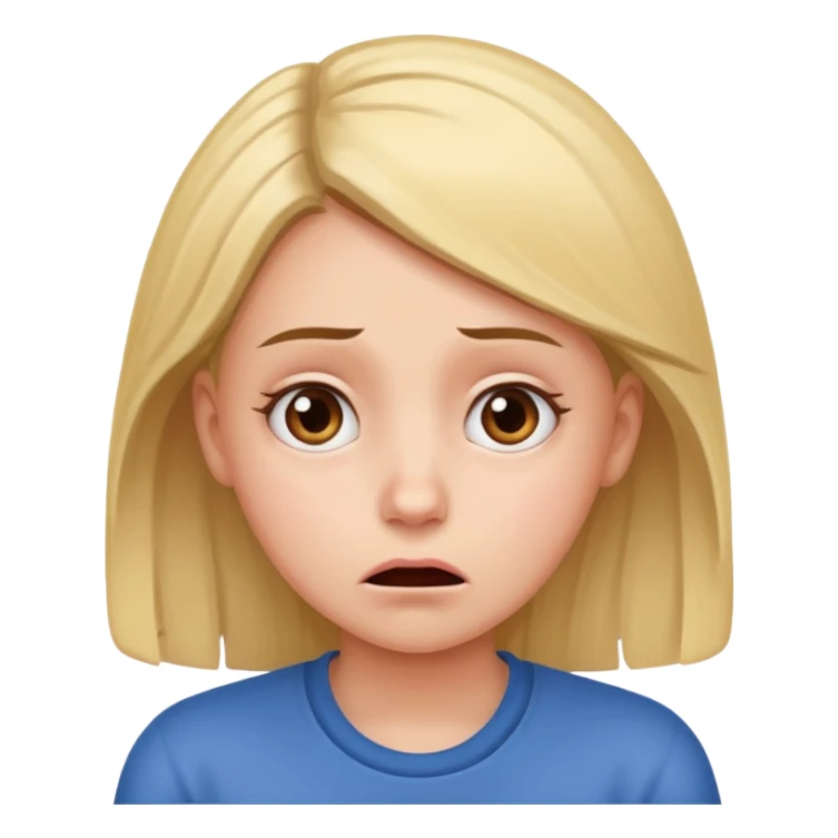 Overstimulated girl sticker