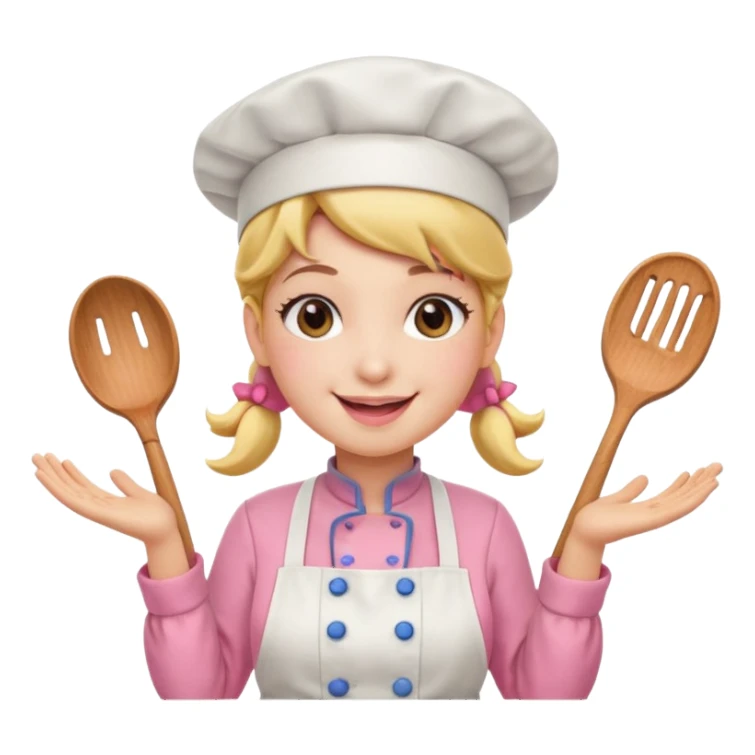 Pink chef princess peach sticker