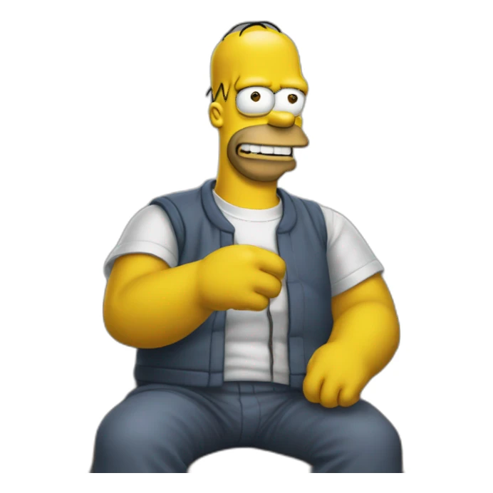 Homer simsom sticker