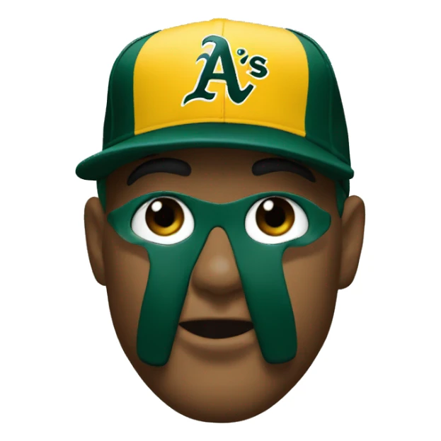 Oakland Athletics maskot sticker