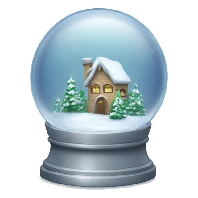 snowglobe sticker