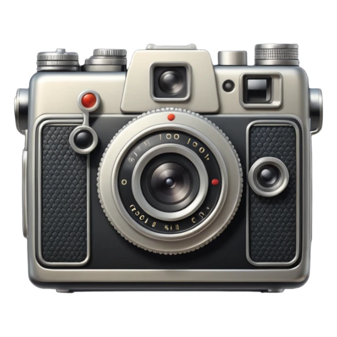 a retrò photocamera sticker