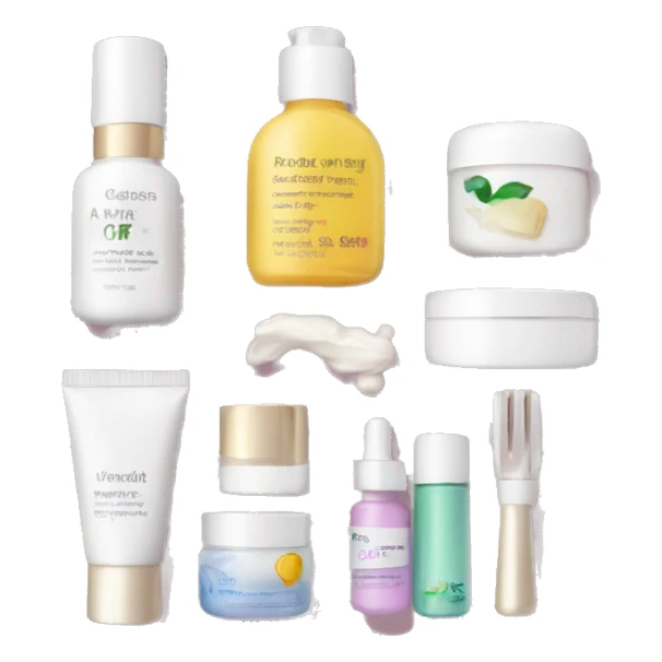 fancy skincare kit sticker