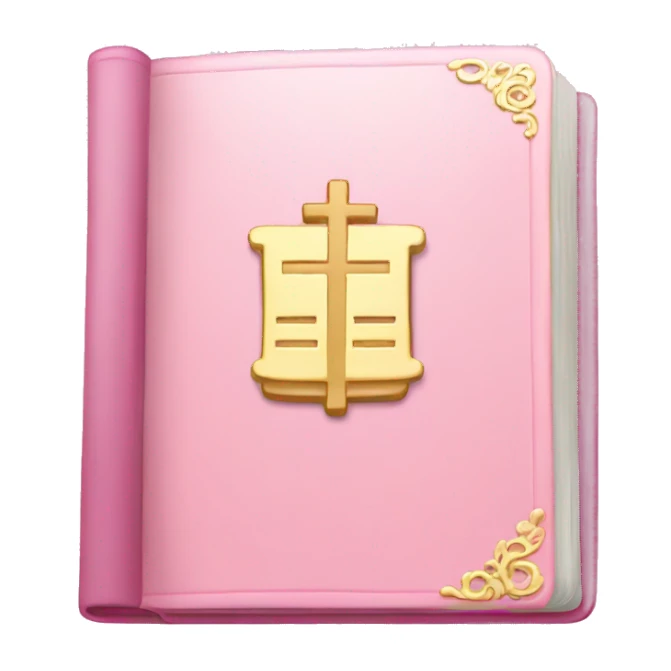 light pink bible sticker