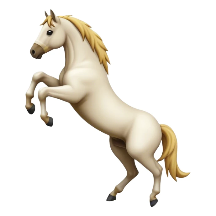 Horse doing kart wheels sticker