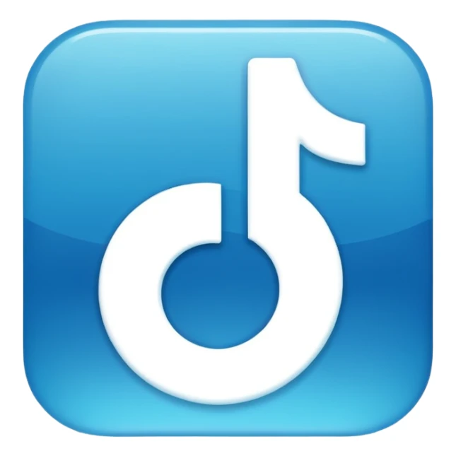 TikTok mavi tik sticker