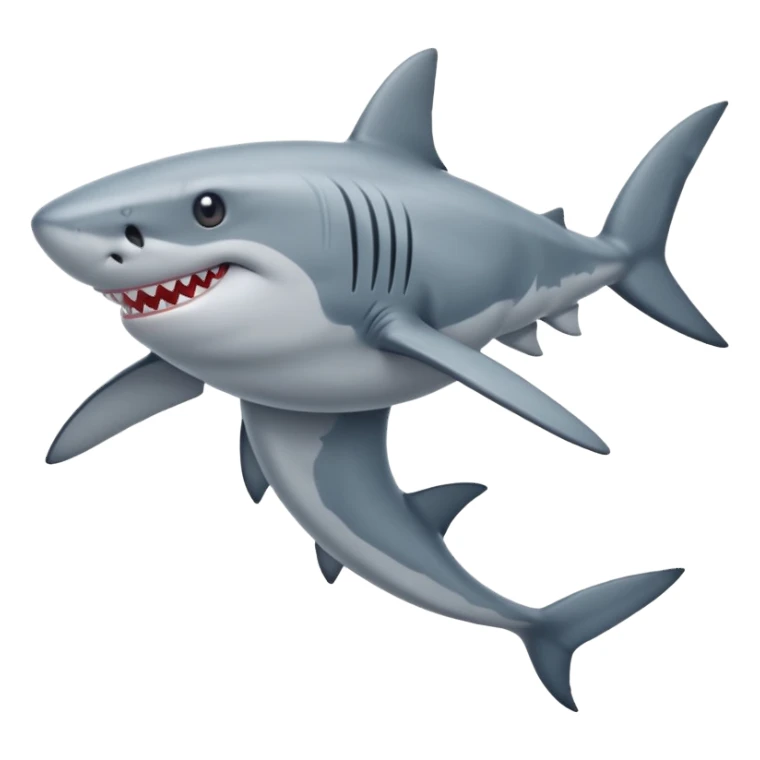 Shark with shoes on  sticker