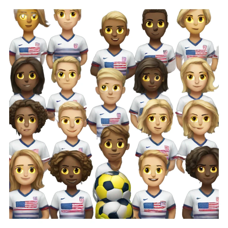 USA soccer sticker