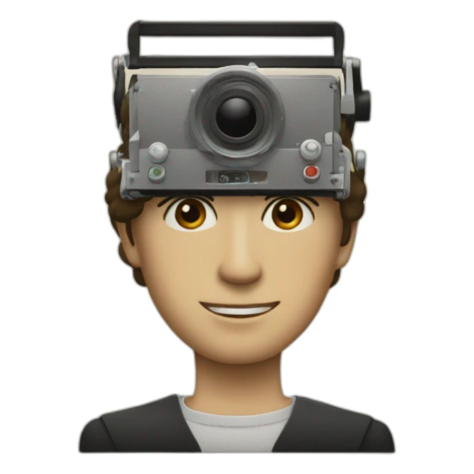 analog film frame sticker