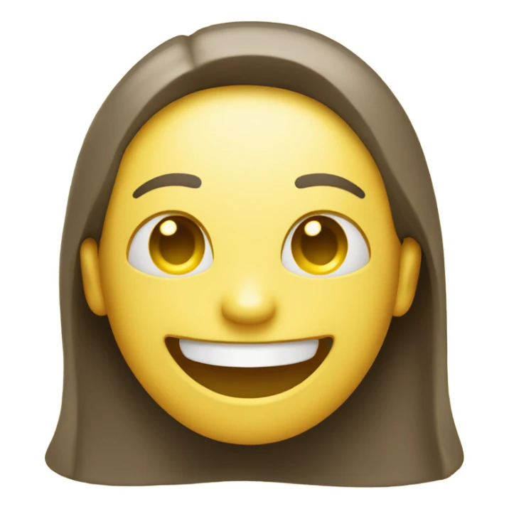 yellow happy face with blue backrou sticker