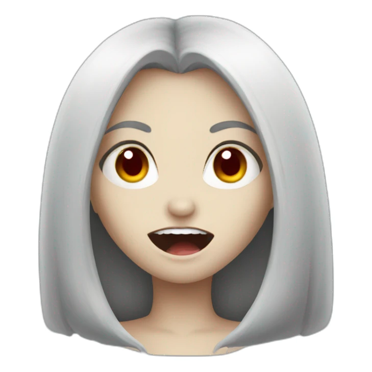 vampire girl dead inside sticker