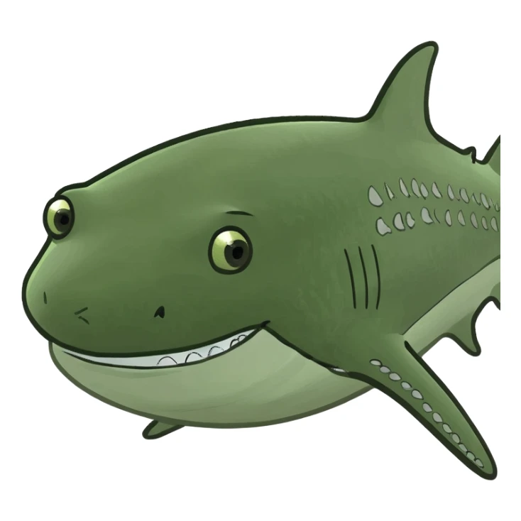 Whale shark sticker