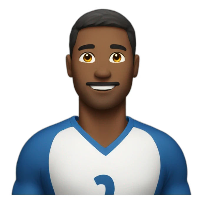 A man plays volleyball sticker