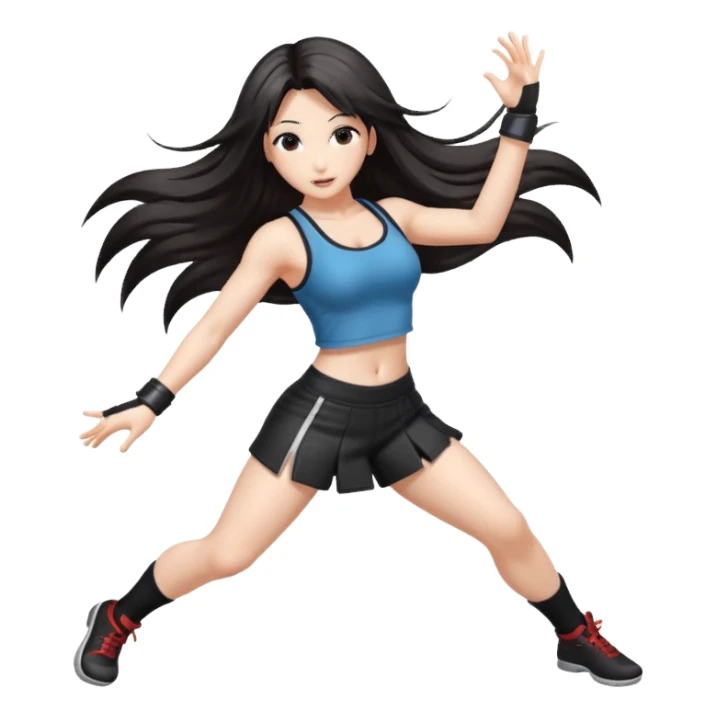 Final fantasy 7 Tifa dance  sticker