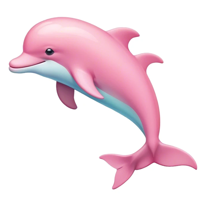 Pastel-pink-colors-dolphin sticker