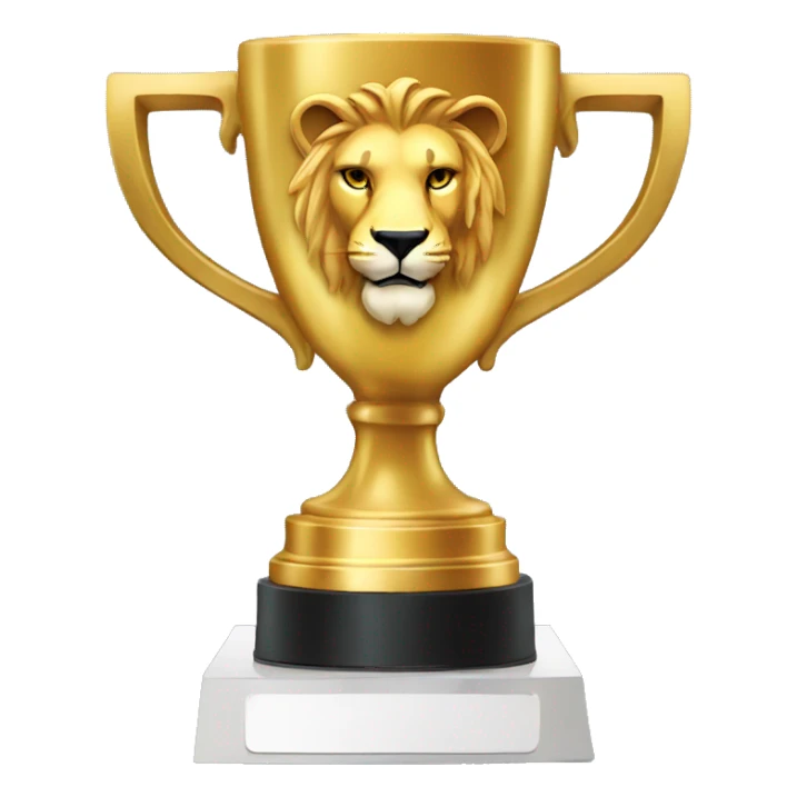 lions cannes Trophy Cup sticker