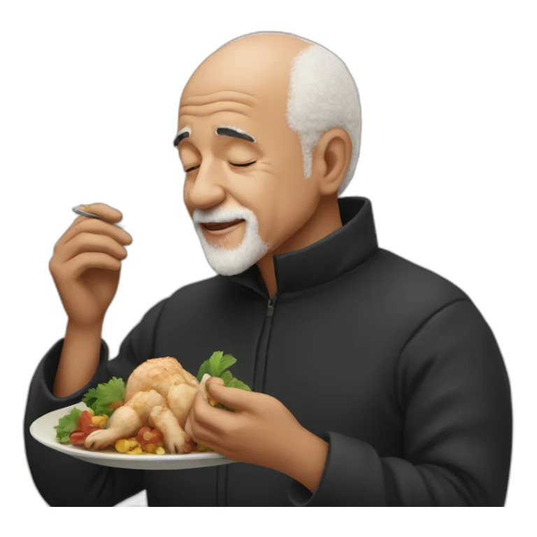 paulo coelho eating rabbit sticker
