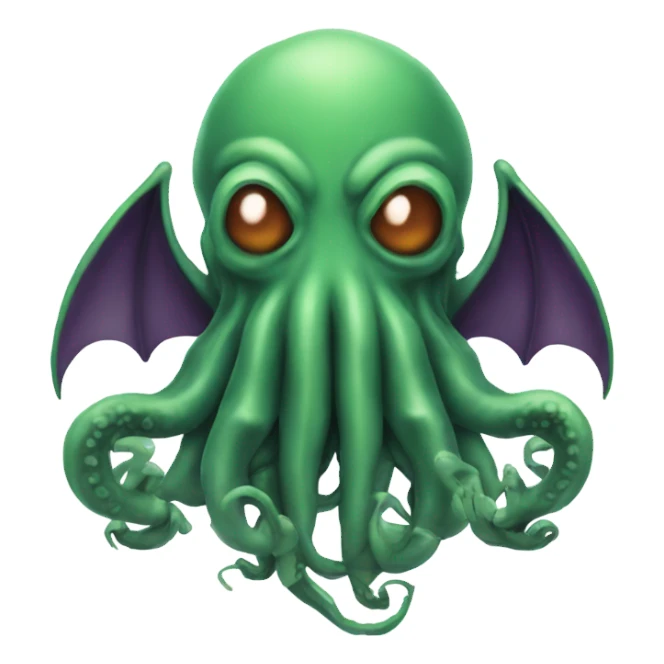 Cthulhu with phone  sticker