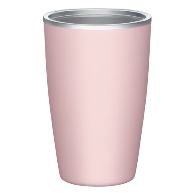 Light pink tumbler without face sticker
