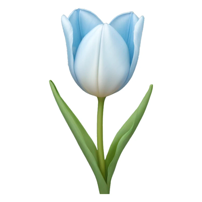 light blue tulip sticker