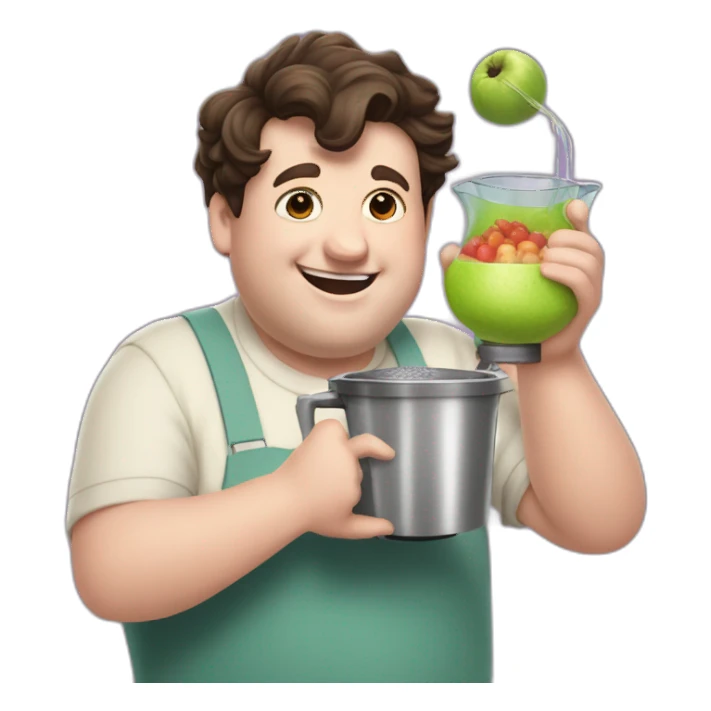 dudley dursley holding up a giant blender sticker