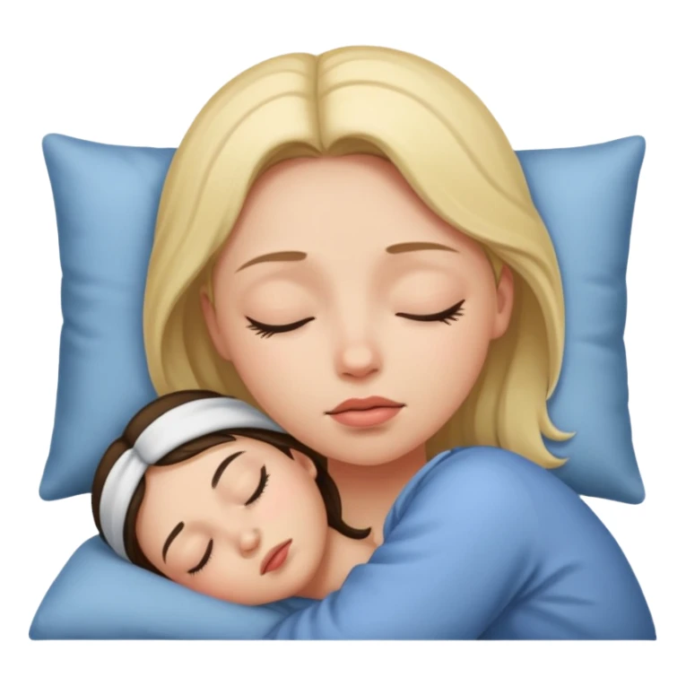 one eye open when sleeping girl sticker
