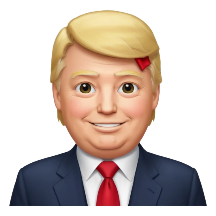 Fat Donald trump sticker
