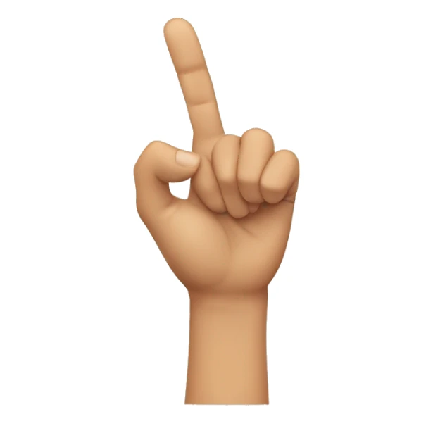 Italian hand gesture sticker