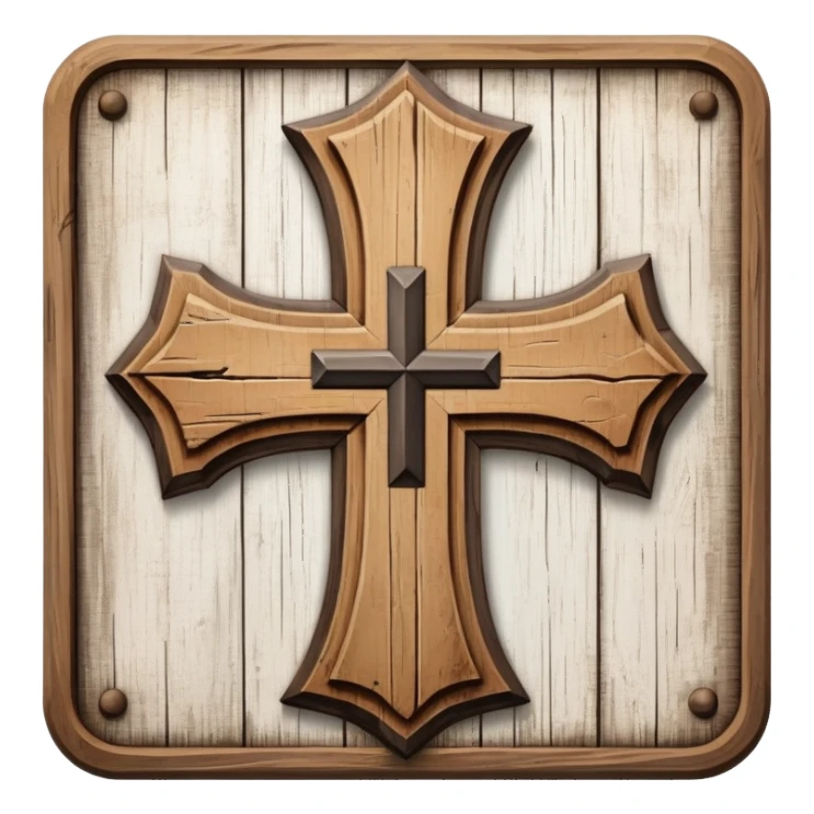 Kreuz schild sticker