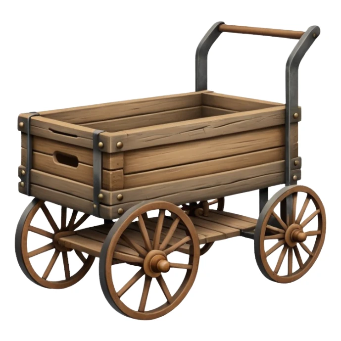 vintage cart sticker