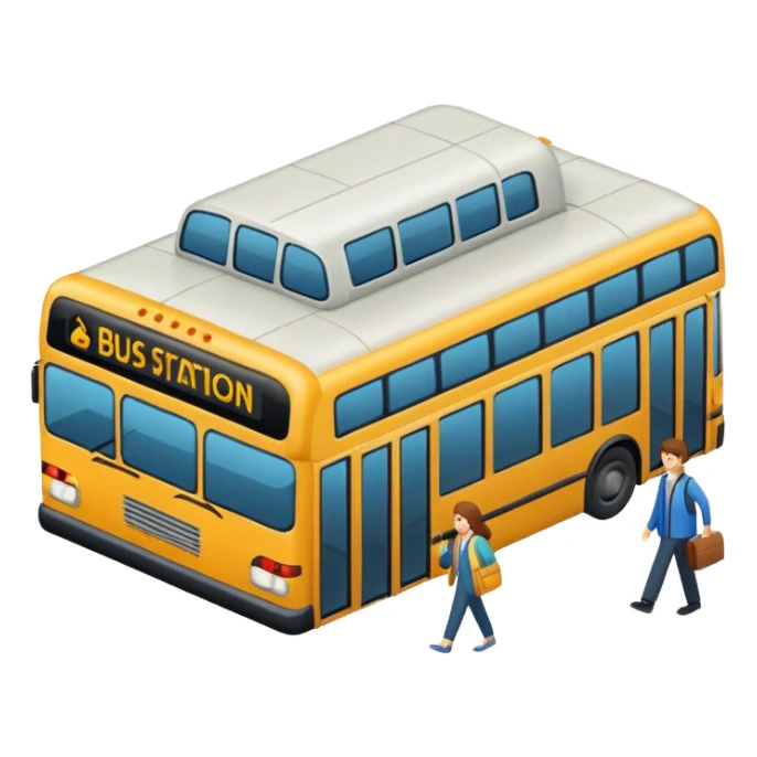 bus station  sticker