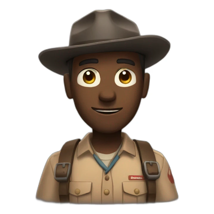 scout from team fortress 2 sticker