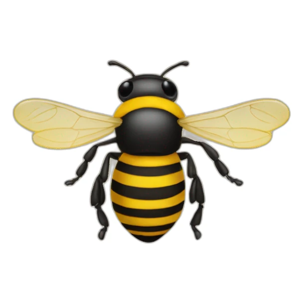 Abeille en culotte sticker