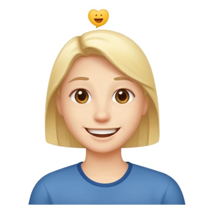 Smile with saying Yooo sticker