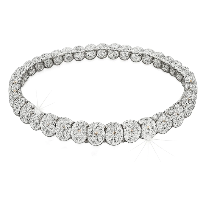 white sparkly gemstone bracelet sticker