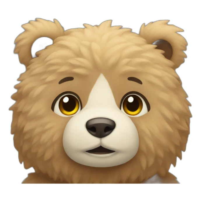 Ours en peluche sticker