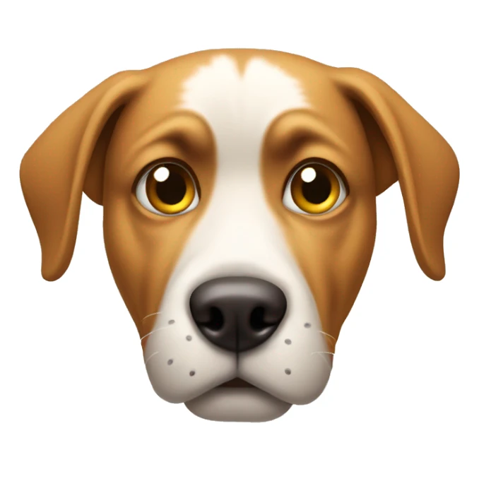 Dog side eying with a disgusted face sticker