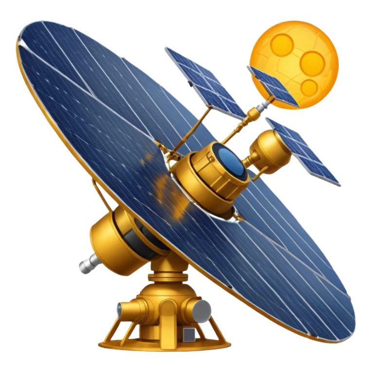 a full view of  Satellite sticker