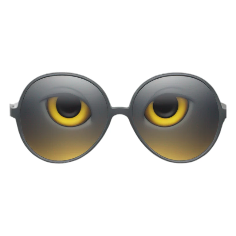 White Cat with sunglasses sticker