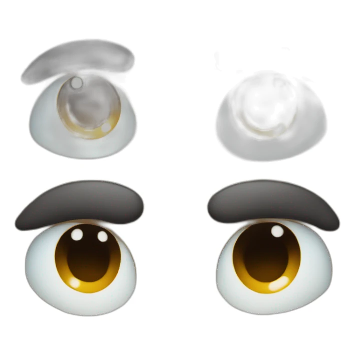 Heart half blue half white sticker