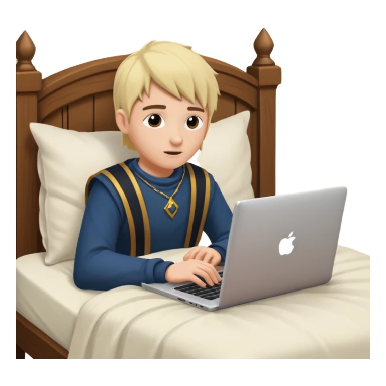 Playing old school RuneScape in bed sticker