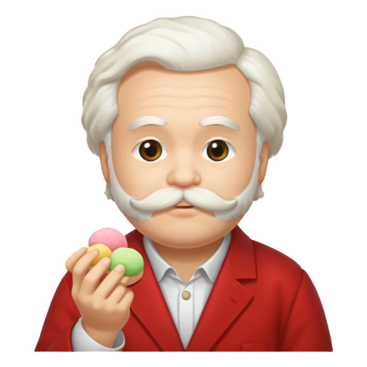 Marx ăn mochi sticker