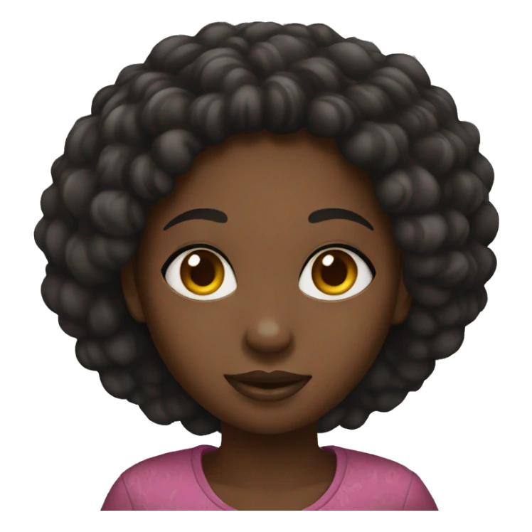african girl sticker