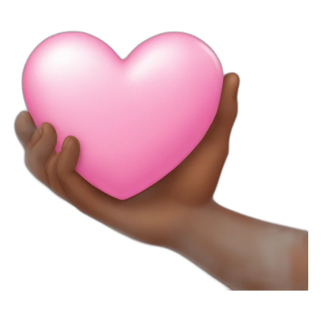 Coeur avec les mains sticker