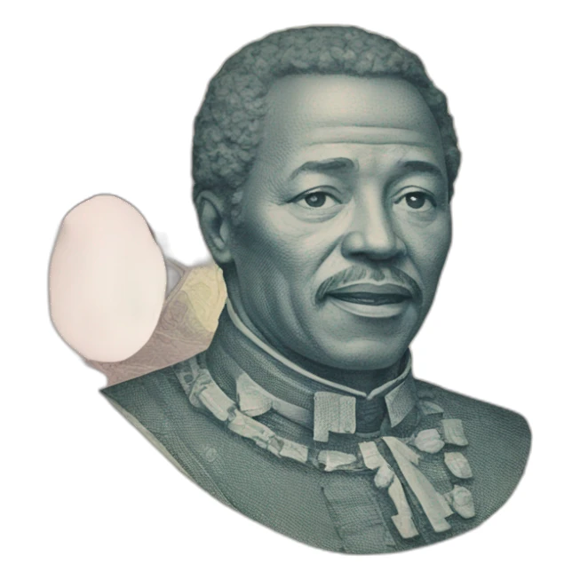 south African money sticker