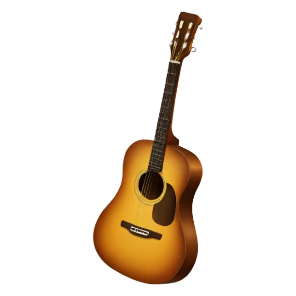 acoustic guitar sticker