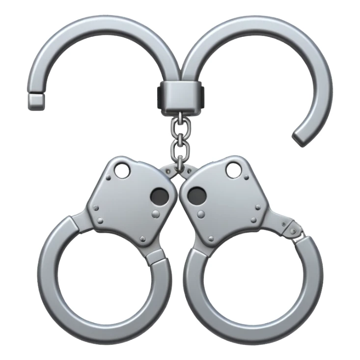 Handcuffs sticker