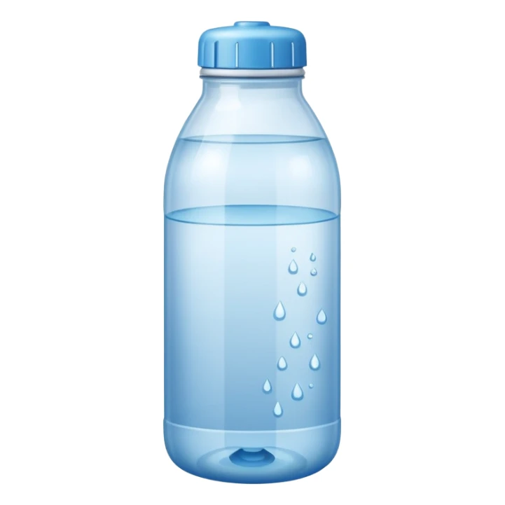 Store bought Water bottle sticker